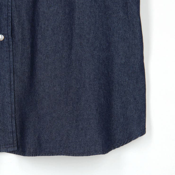 ウエスタン風 ノーカラーデニムシャツ | NICOLE | 詳細画像27 
