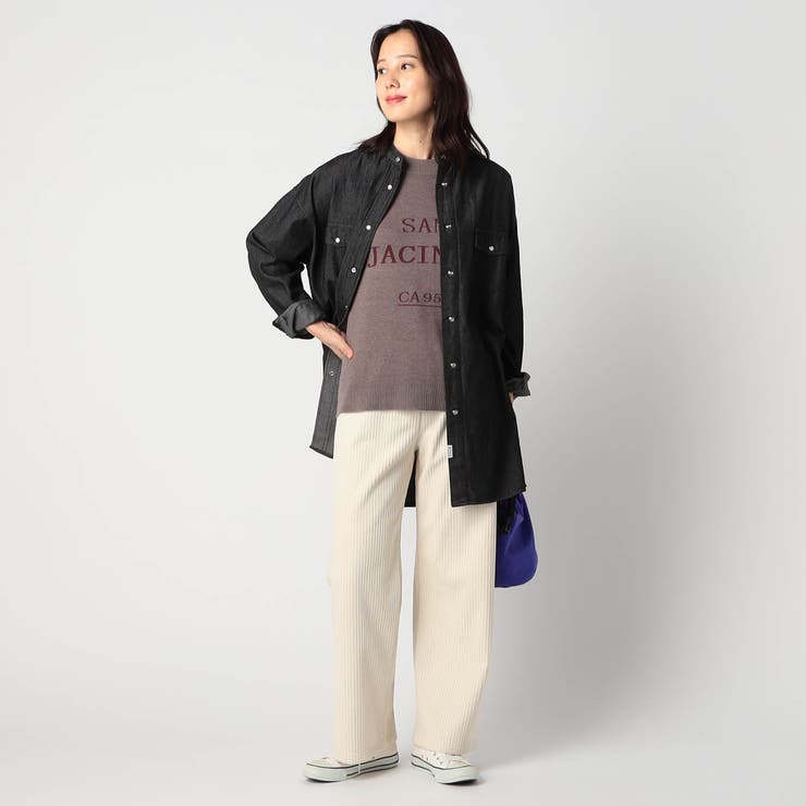 ウエスタン風 ノーカラーデニムシャツ | NICOLE | 詳細画像3 