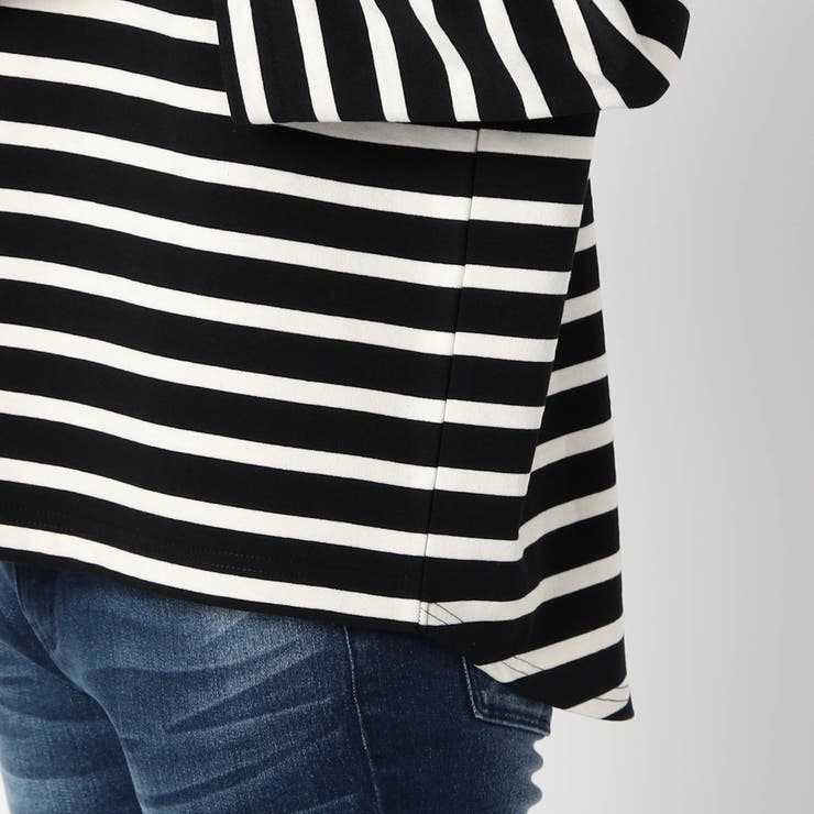 日本製 デラヴェ 天竺ボーダーカットソー | NICOLE | 詳細画像10 