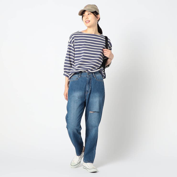 日本製 デラヴェ 天竺ボーダーカットソー | NICOLE | 詳細画像5 