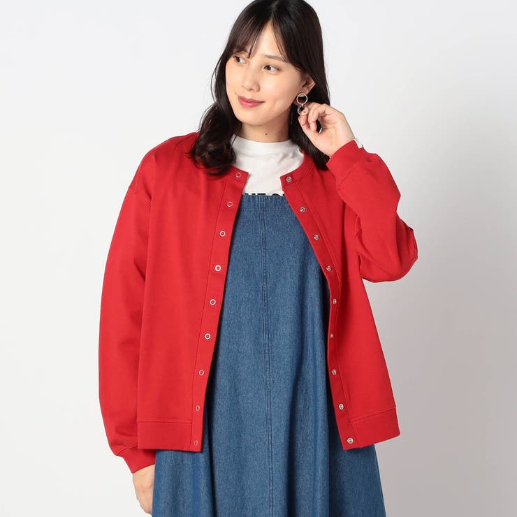 01レッド | 前後2WAY スナッププルオーバー | NICOLE