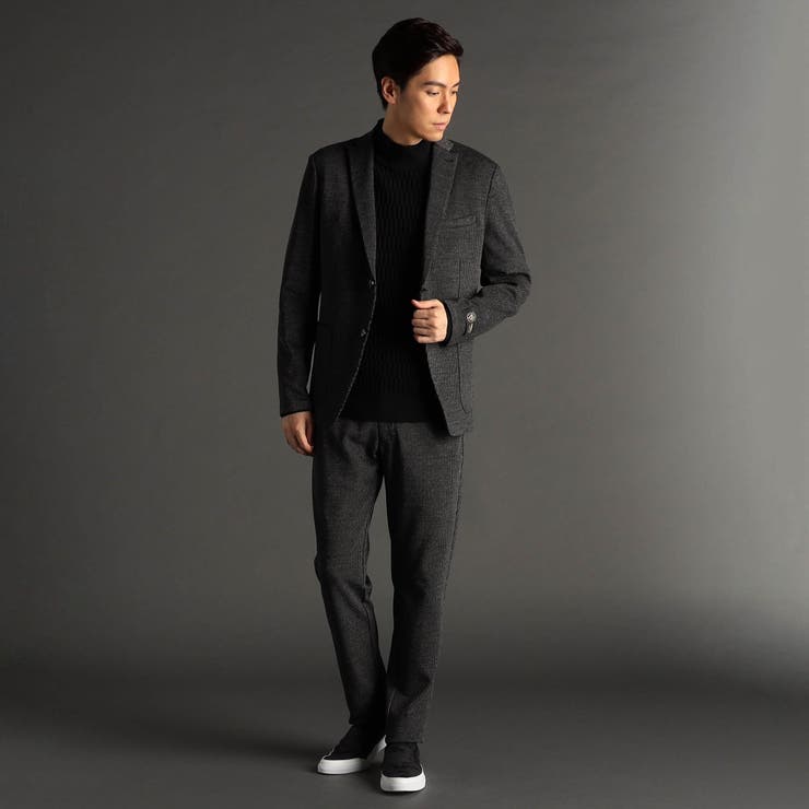 BARDAZZI ダブルニットジャカード セットアップジャケット[品番