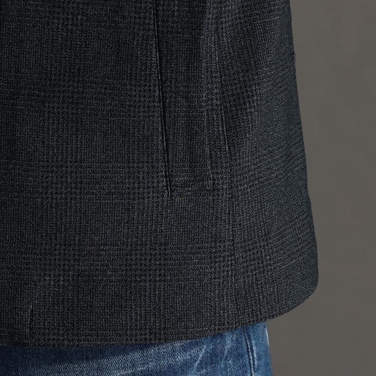 グレンチェック スタンドカラージャケット | NICOLE | 詳細画像10 