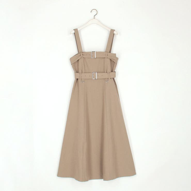 ダブルベルテッドジャンパースカート | NICOLE | 詳細画像2 