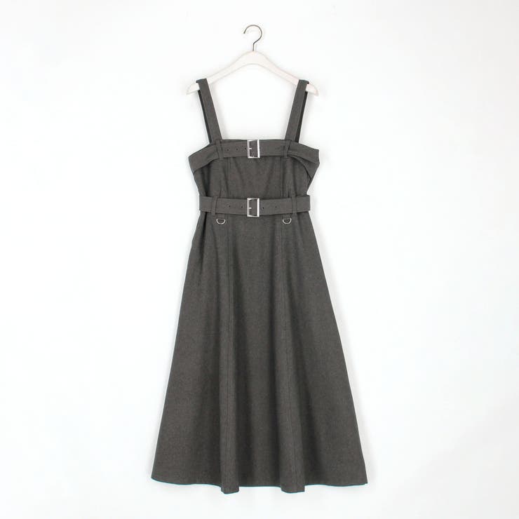 ダブルベルテッドジャンパースカート | NICOLE | 詳細画像3 