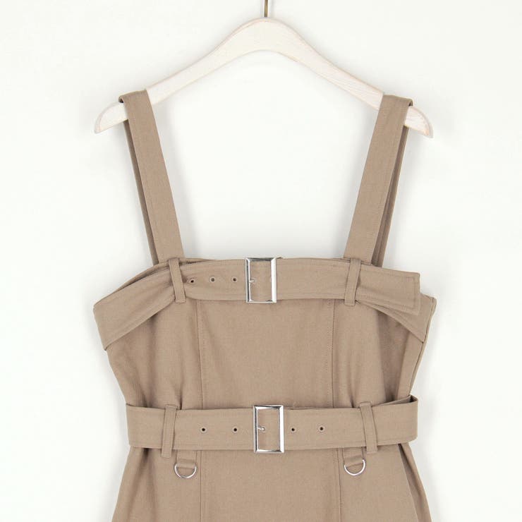 ダブルベルテッドジャンパースカート | NICOLE | 詳細画像6 