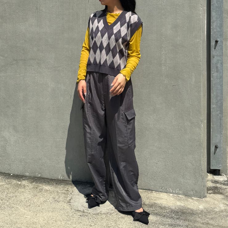 ナイロンツイルカーゴパンツ[品番：NICW0005921]｜NICOLE（ニコル