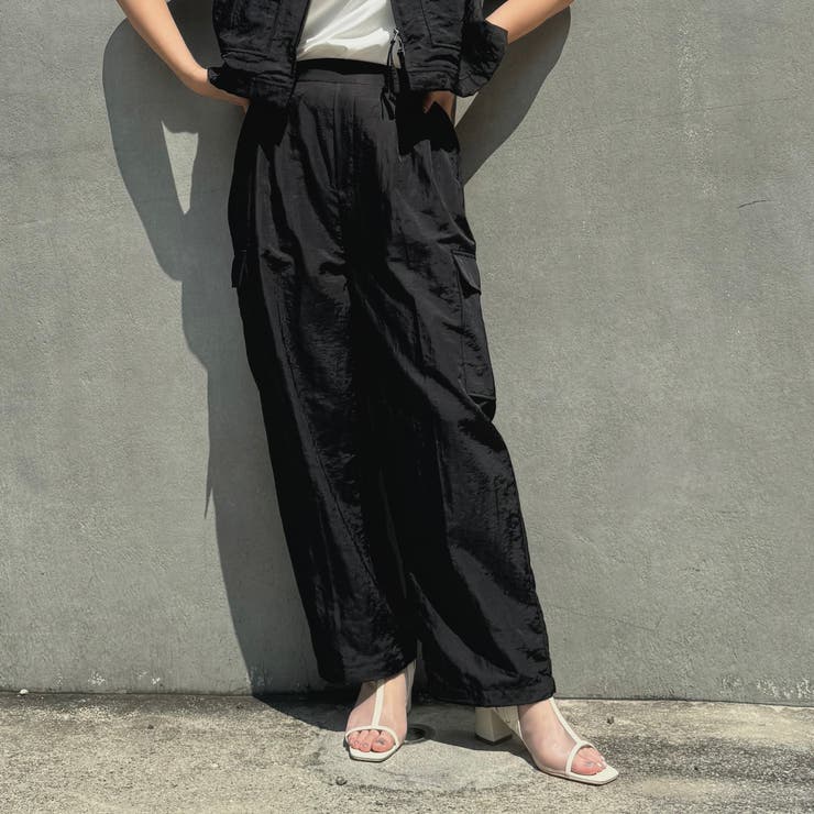 ナイロンツイルカーゴパンツ[品番：NICW0005921]｜NICOLE（ニコル