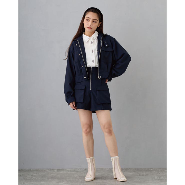 デザインポケットショートパンツ[品番：NICW0005897]｜NICOLE
