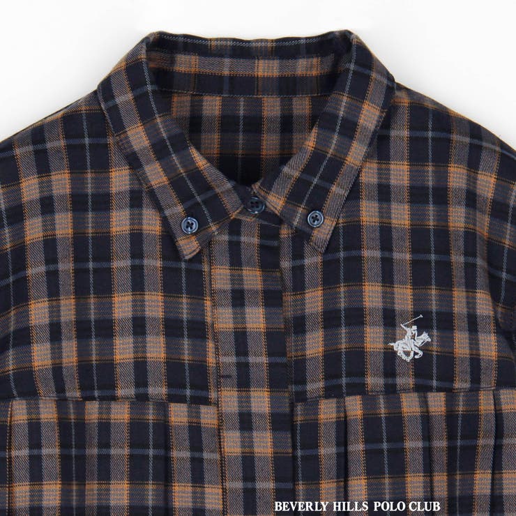 TIME SALE】【BEVERLY HILLS POLO CLUB】クロップドプリーツ