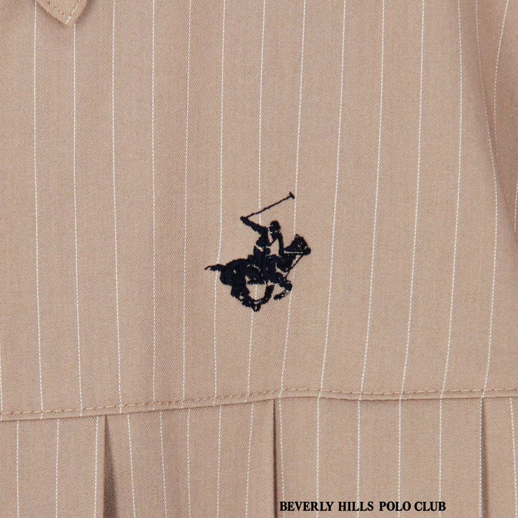BEVERLY HILLS POLO CLUB】クロップドプリーツブラウス[品番