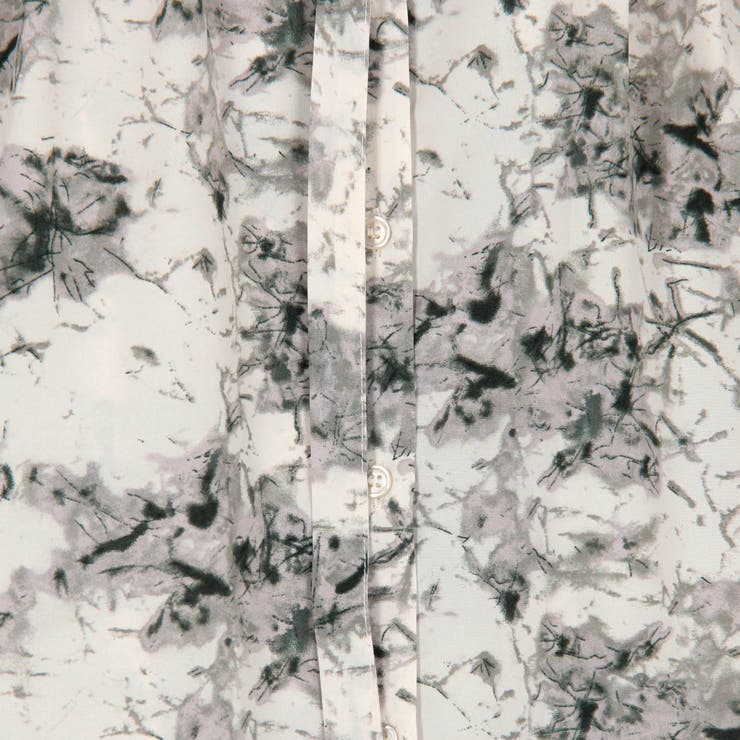 衿ベルト 水彩柄ブラウス | NICOLE | 詳細画像11 