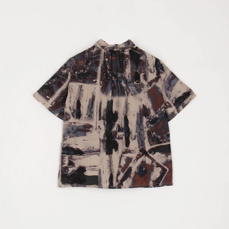 衿ベルト 水彩柄ブラウス | NICOLE | 詳細画像5 