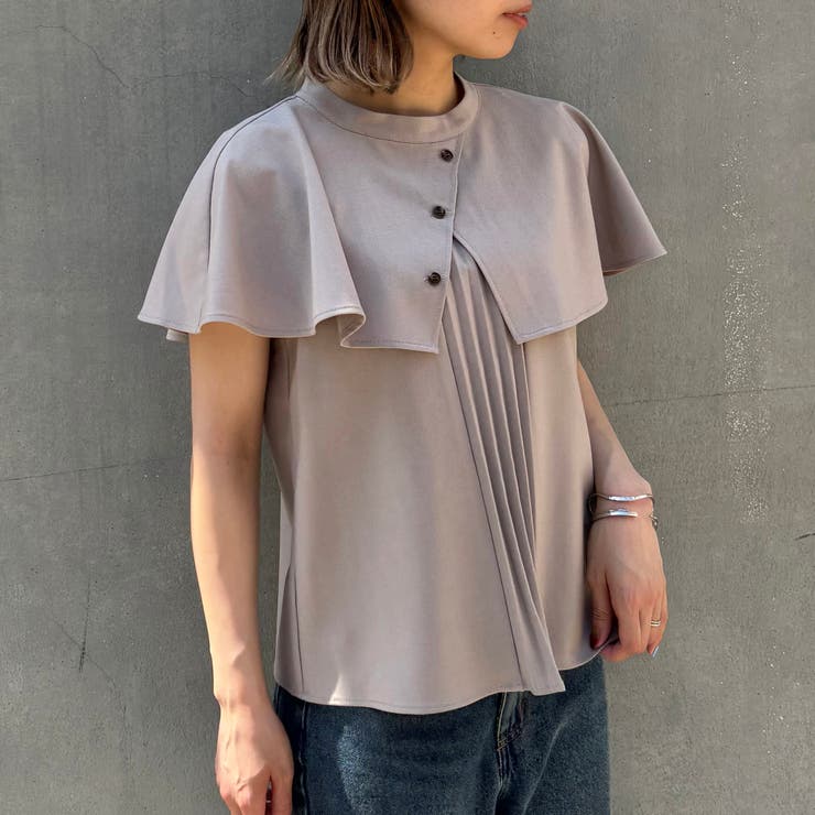 ケープ風デザインブラウス | NICOLE | 詳細画像1 