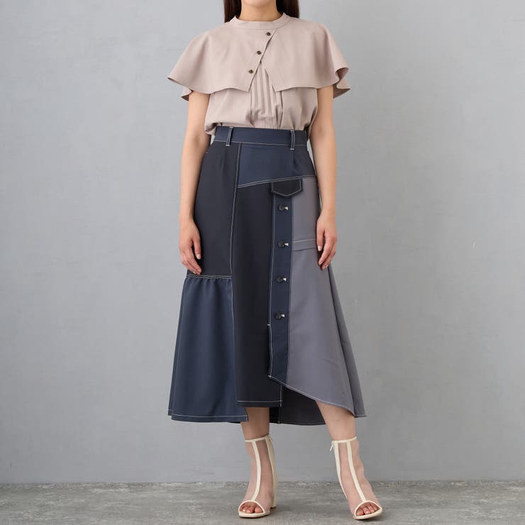 ケープ風デザインブラウス | NICOLE | 詳細画像13 