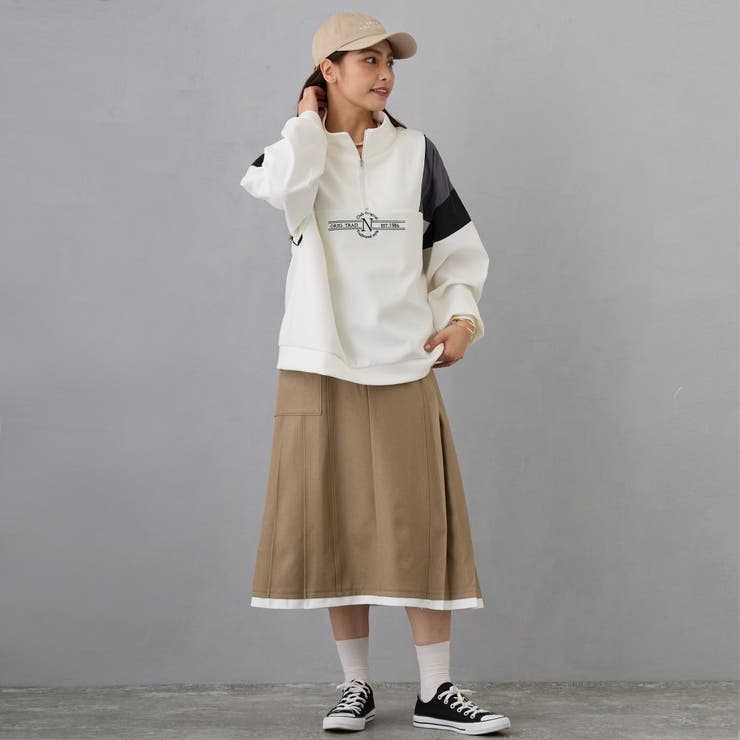 フロントシシュウハーフジップ | NICOLE | 詳細画像11 