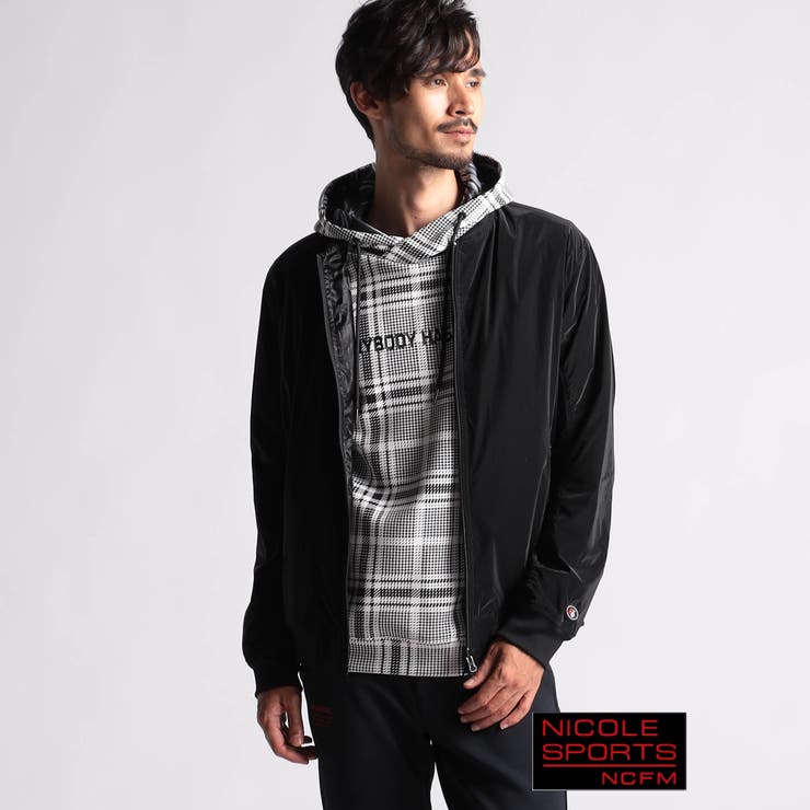 49ブラック | 【NICOLE SPORTS】リバーシブルMA-1 | NICOLE