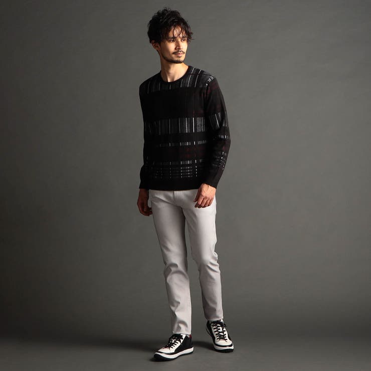 ガムストレッチヘリンボンパンツ | NICOLE | 詳細画像2 