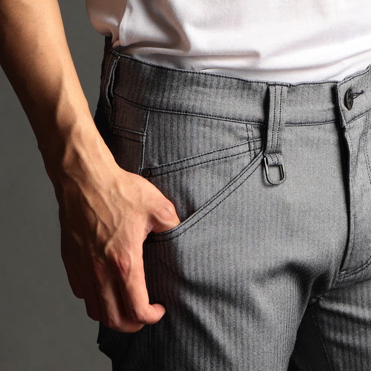 ガムストレッチヘリンボンパンツ | NICOLE | 詳細画像9 