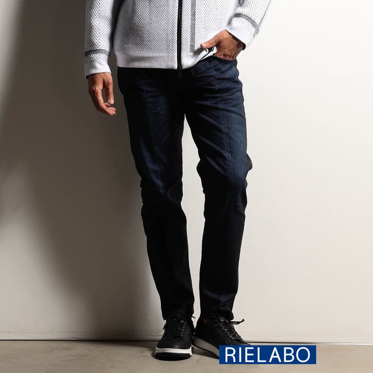67ネイビー | 【RIELABO】アラカルト ニットライクドビーストレッチデニム | NICOLE
