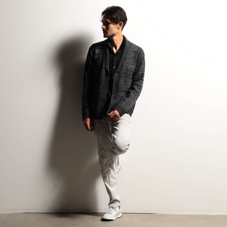 【RIELABO】シアーメッシュショールカラーカーディガン | NICOLE | 詳細画像2 