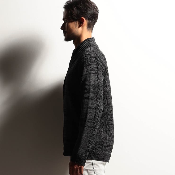 【RIELABO】シアーメッシュショールカラーカーディガン | NICOLE | 詳細画像6 