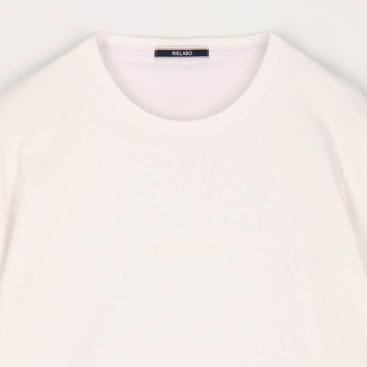 RIELABO】ロゴ×フォトプリントクルーネックTシャツ[品番