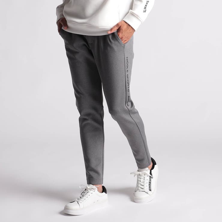 白 グレー スラックス レディース パンツ NICOLE SPORTS
