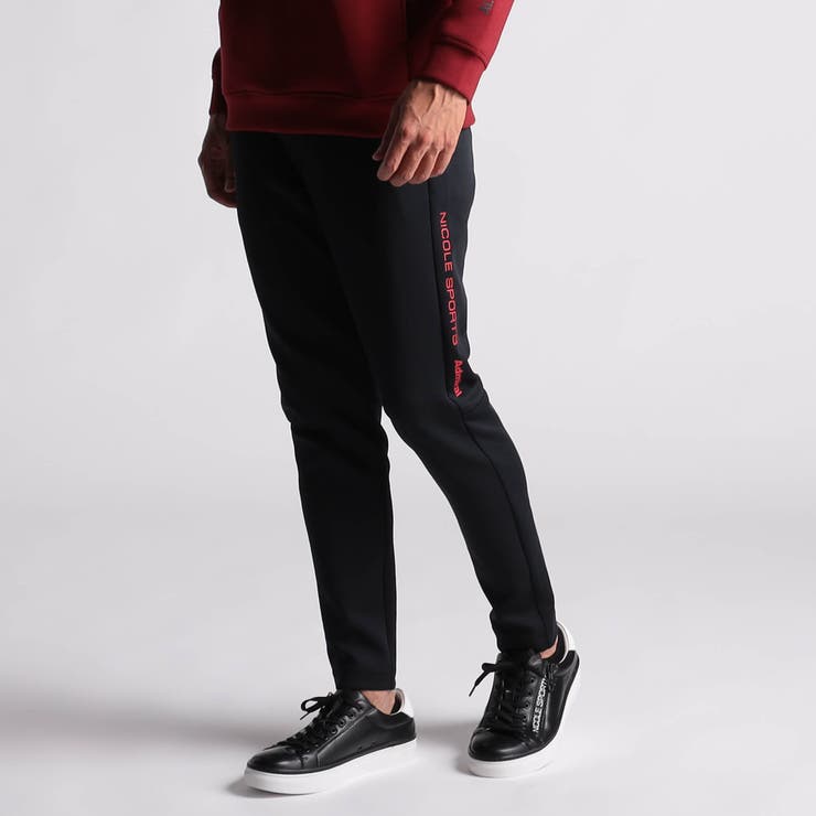 NICOLEスポーツ NICOLE SPORTS】TCシャンブレーツイルクロップドパンツ
