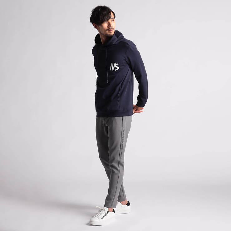 NICOLE SPORTS】サガラ刺繍プルオーバーパーカー[品番