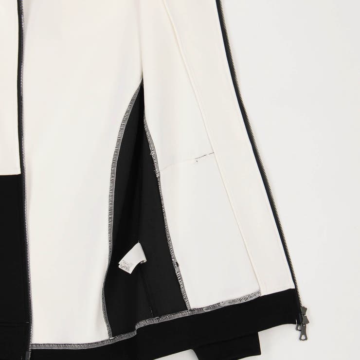 【RIELABO】パネル切り替えデザインジップアップパーカ | NICOLE | 詳細画像14 