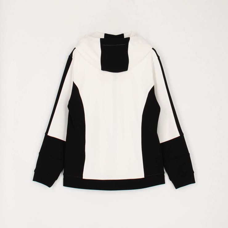 【RIELABO】パネル切り替えデザインジップアップパーカ | NICOLE | 詳細画像9 