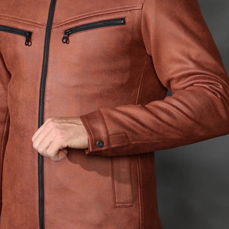 ポンチスウェードジップアップブルゾン | NICOLE | 詳細画像10 