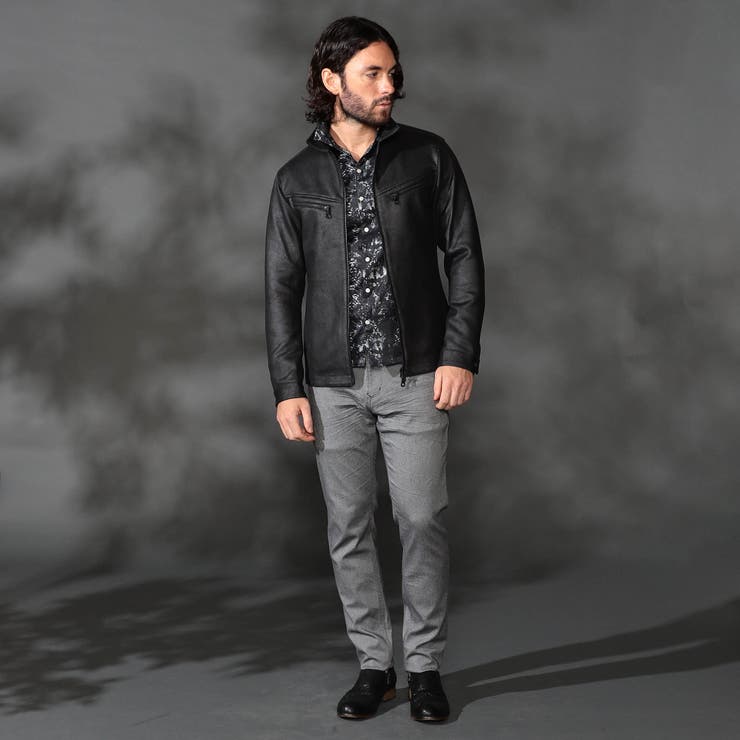 ポンチスウェードジップアップブルゾン | NICOLE | 詳細画像5 