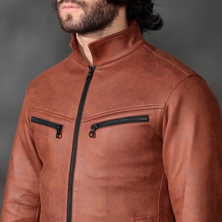 ポンチスウェードジップアップブルゾン | NICOLE | 詳細画像8 