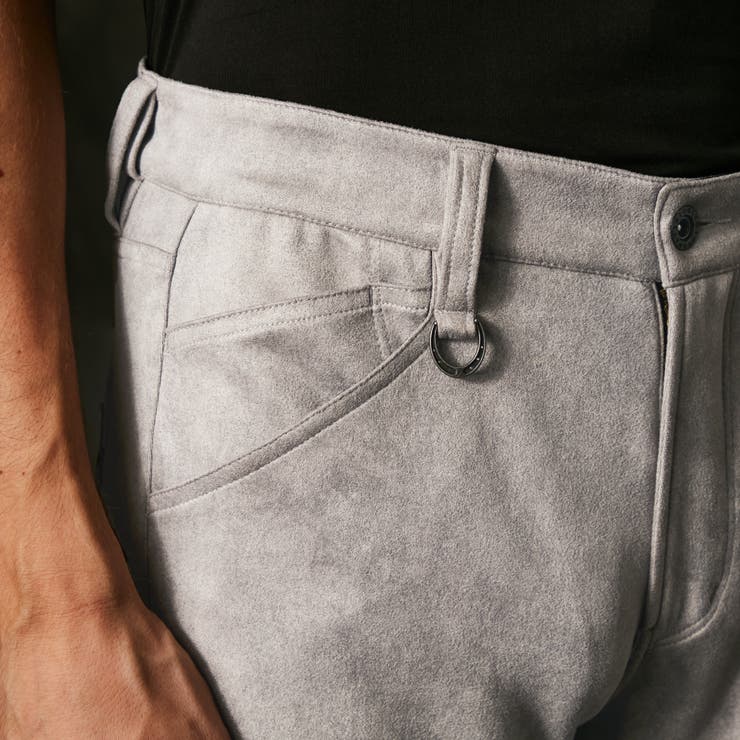 【ＷＥＢ限定】ポンチスウェードムラスモーク柄ストレッチパンツ | NICOLE | 詳細画像9 