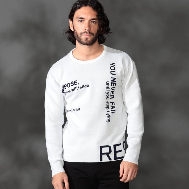 ロゴジャカードニット | NICOLE | 詳細画像1 