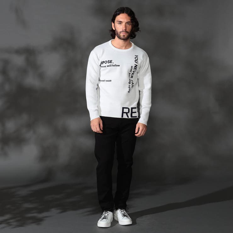 ロゴジャカードニット | NICOLE | 詳細画像2 