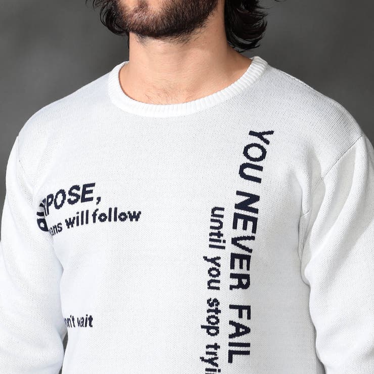 ロゴジャカードニット | NICOLE | 詳細画像7 