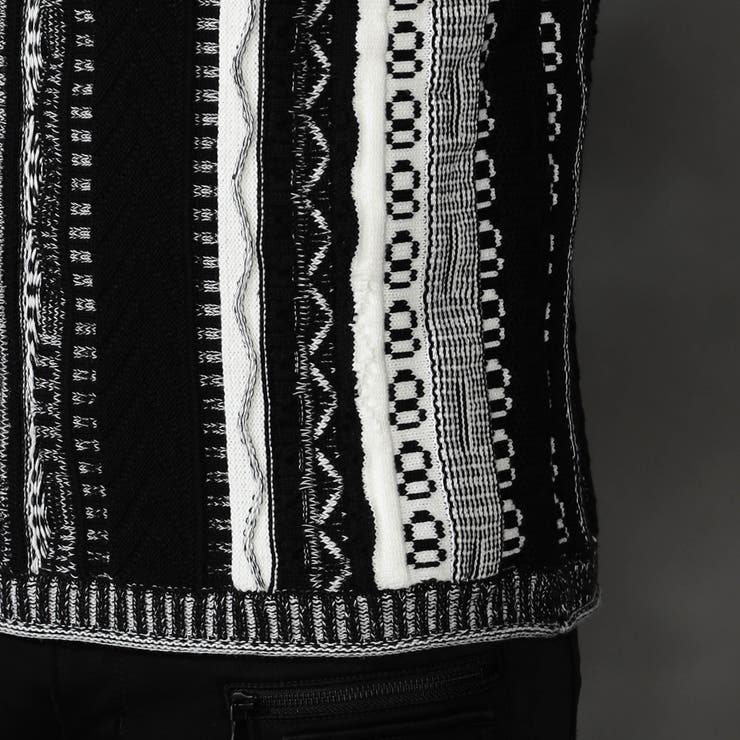 【ＷＥＢ限定】ランダムストライプ３Dニットプルオーバー | NICOLE | 詳細画像10 