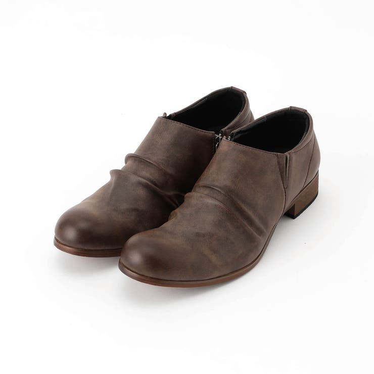 17ダークブラウン | リンクルスリッポンシューズ | NICOLE