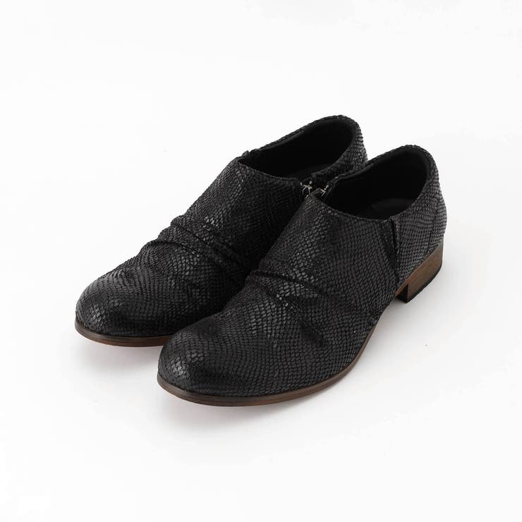 49ブラック | リンクルスリッポンシューズ | NICOLE