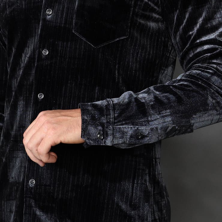 ハイストレッチ別珍シャツ | NICOLE | 詳細画像9 