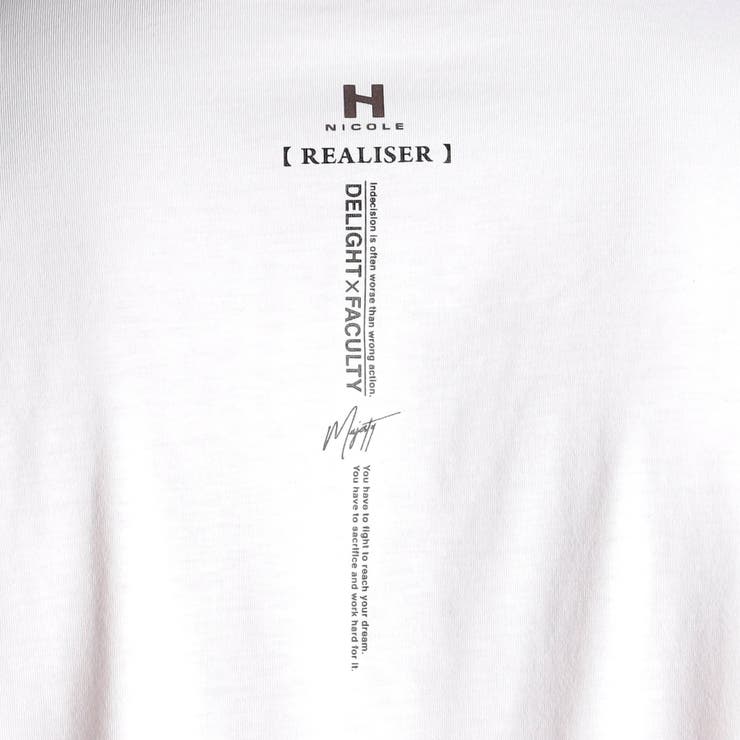 激シルケットロゴプリント長袖Tシャツ | NICOLE | 詳細画像12 