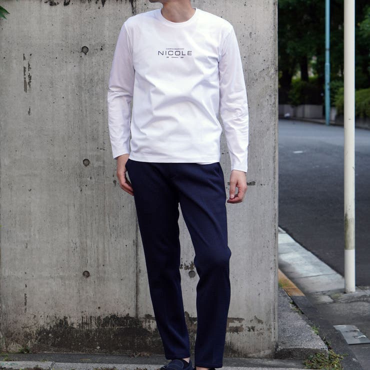 激シルケットロゴプリント長袖Tシャツ | NICOLE | 詳細画像25 