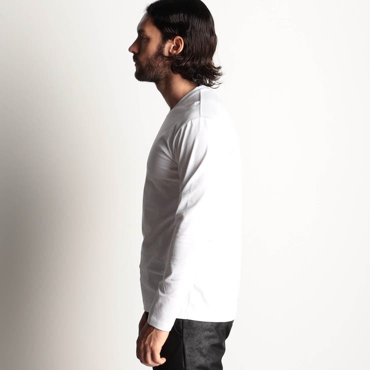 激シルケットロゴプリント長袖Tシャツ | NICOLE | 詳細画像7 