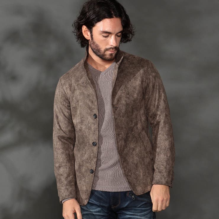 29グレー | ポンチスウェードムラスモーク柄カバーオール | NICOLE