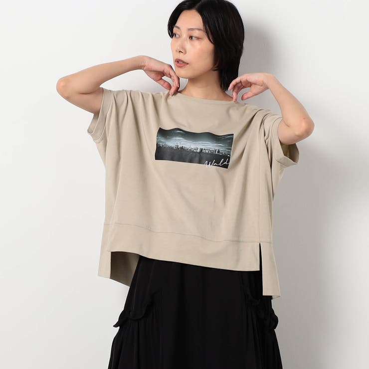 19ライトグレー | 【WALDO】フォトプリントTシャツ | NICOLE