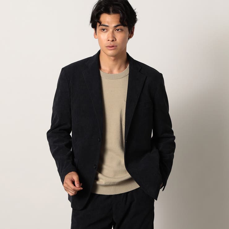 67ネイビー | コーデュロイジャケット | NICOLE