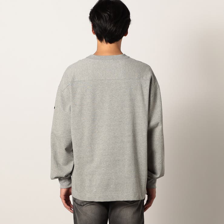 日本製 デラヴェ天竺切り替えロングスリーブTシャツ | NICOLE | 詳細画像3 